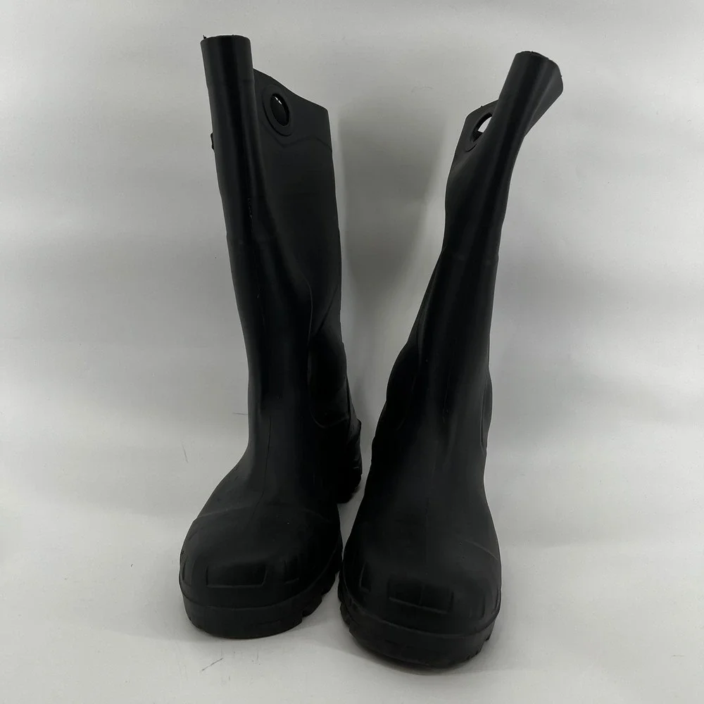 Dunlop Mens Black Rubber Steel Toe‎ Work Boots ASTM F2413-18 Size 10 Made in USA